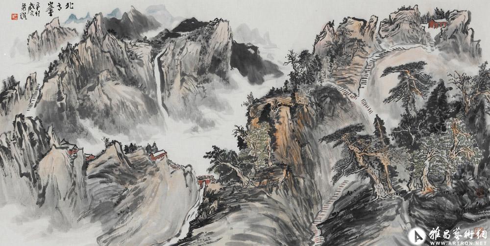 国画山水(12)_国画山水系列_梁耀作品展_梁耀在线作品_梁耀纪念网站