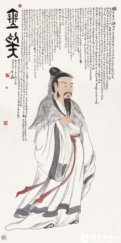 《无疑:陶渊明像》_崔自默绘画作品在线展_崔自默作品