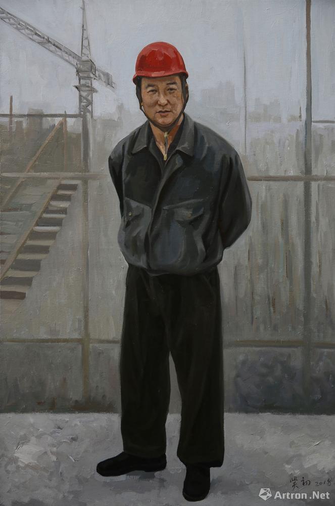 劳模余孝德肖像 portrait of mr model yu xiaode
