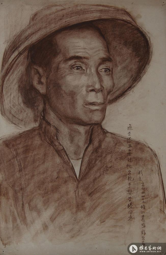 60年代人物写生(13)_素描—60年代人物写生_张彤云作品展_张彤云在线