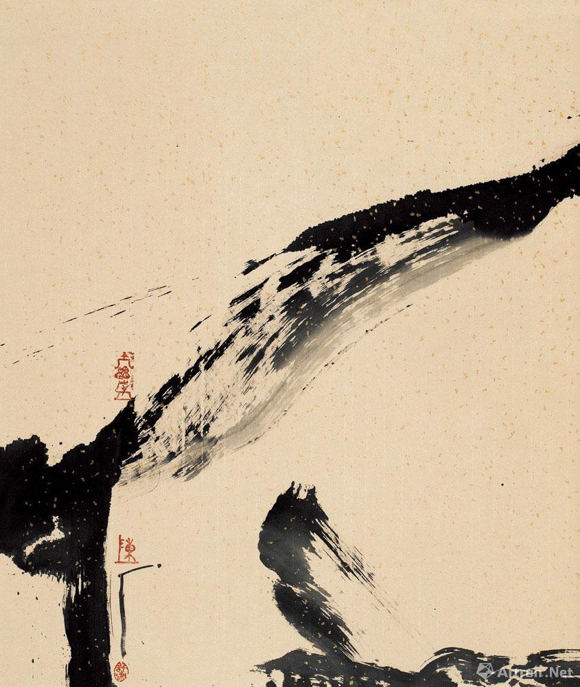 时间2014年作 尺寸59*69cm 所属系列激扬文字陈求之艺术展 作品描述