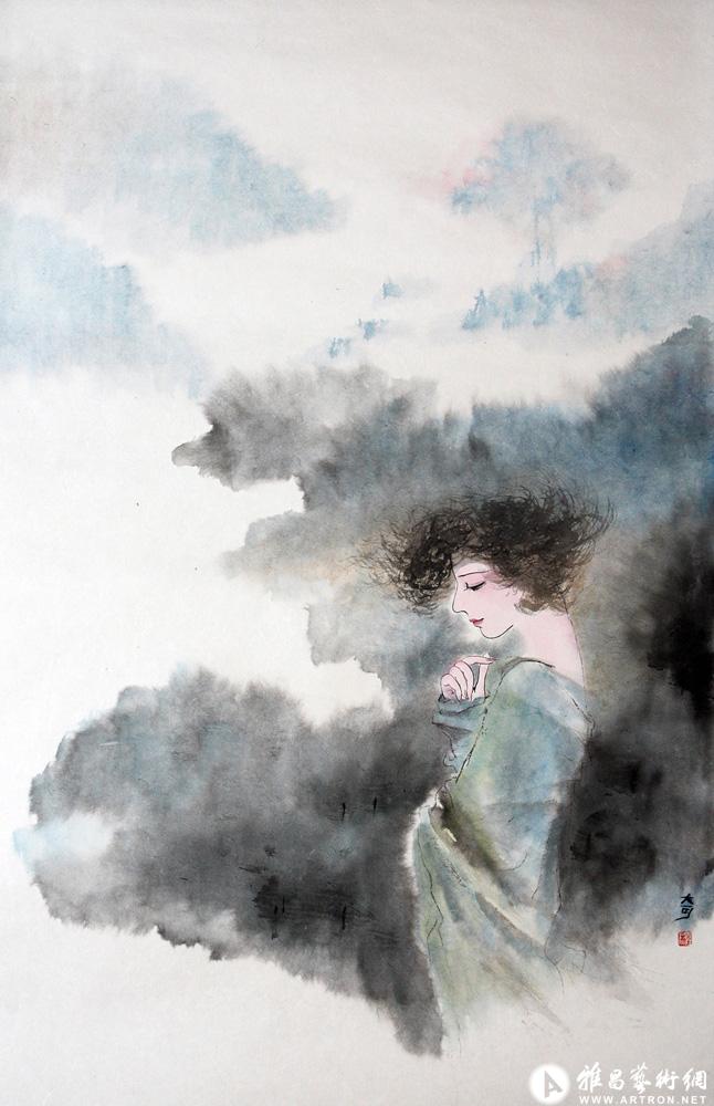 雨霖铃_程奇合集画册_陈子昂作品展_陈子昂在线作品