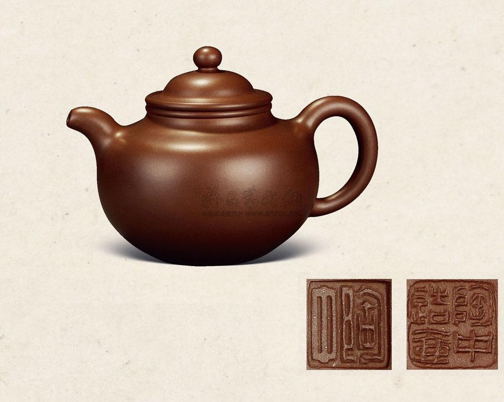 3015 现代 葛陶中制掇只壶