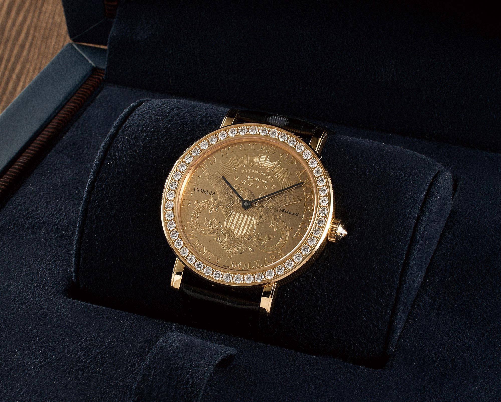 【全新 昆仑 20元美国1898年金币原装钻石圈手