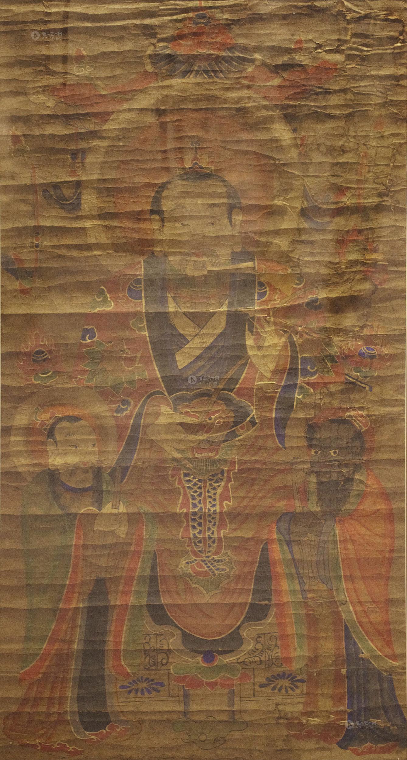 1166 清 道教人物画像