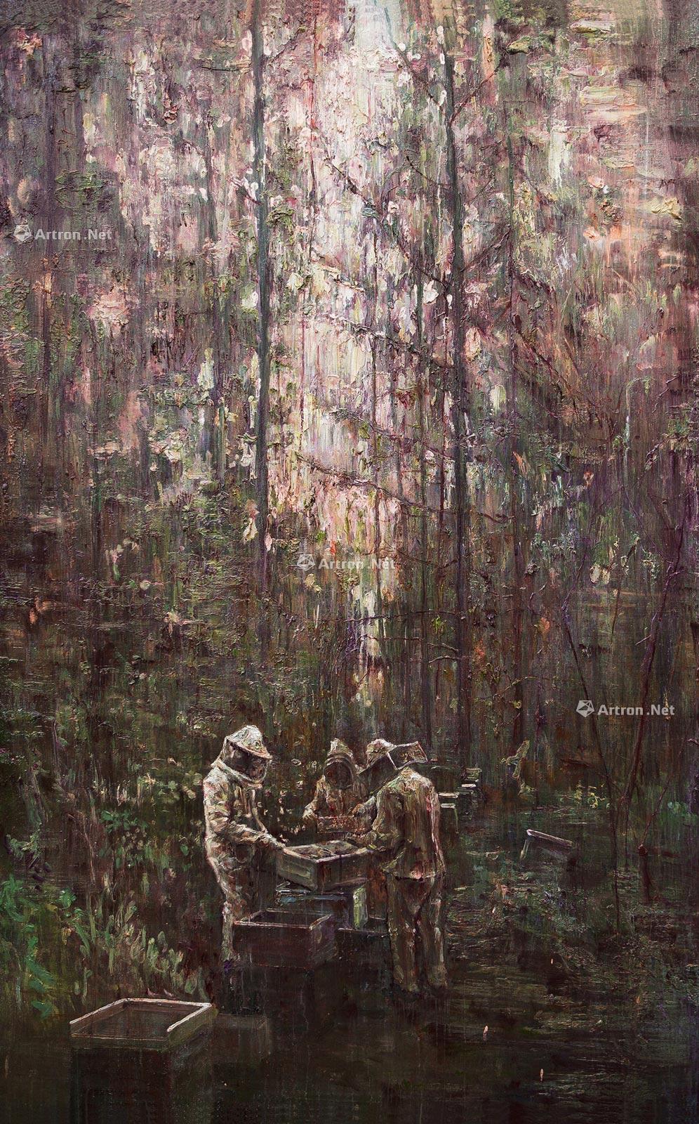 【2012年作 养蜂人 布面 油彩】拍卖品_图片_价格_鉴赏_油画_雅昌艺术