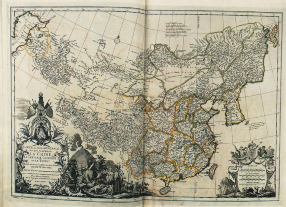 【1737年 Par.Mr.D'anville 中国新地图】拍卖品
