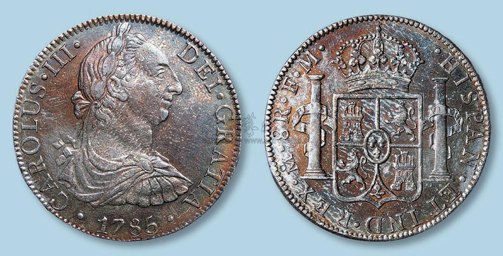 【1785年西班牙银币】拍卖品_图片_价格_鉴赏