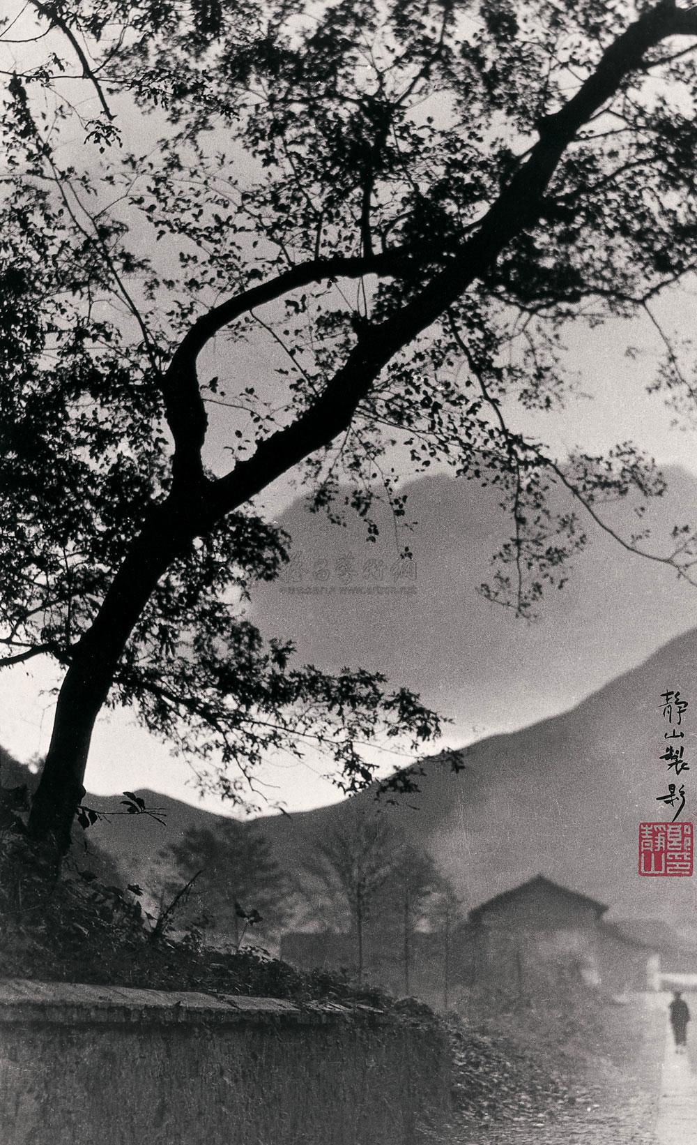 1188 约50-60年代 郎静山 归途天色晚