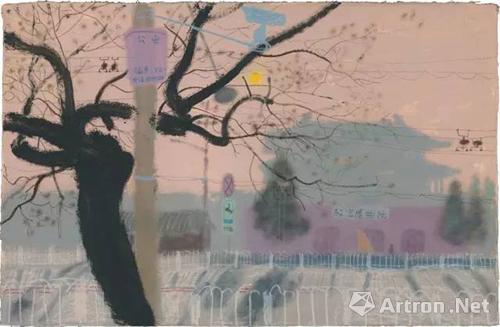 秋豪与格思:王玉平画"景山前街"