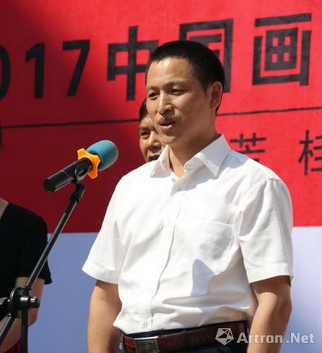 中共南岳区委副书记蒋炳炎先生致词