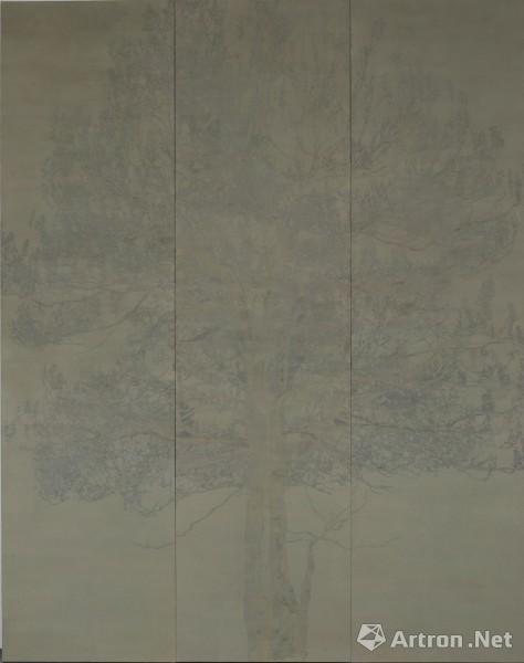 《念 马亚萍 197x220cm 综合材料