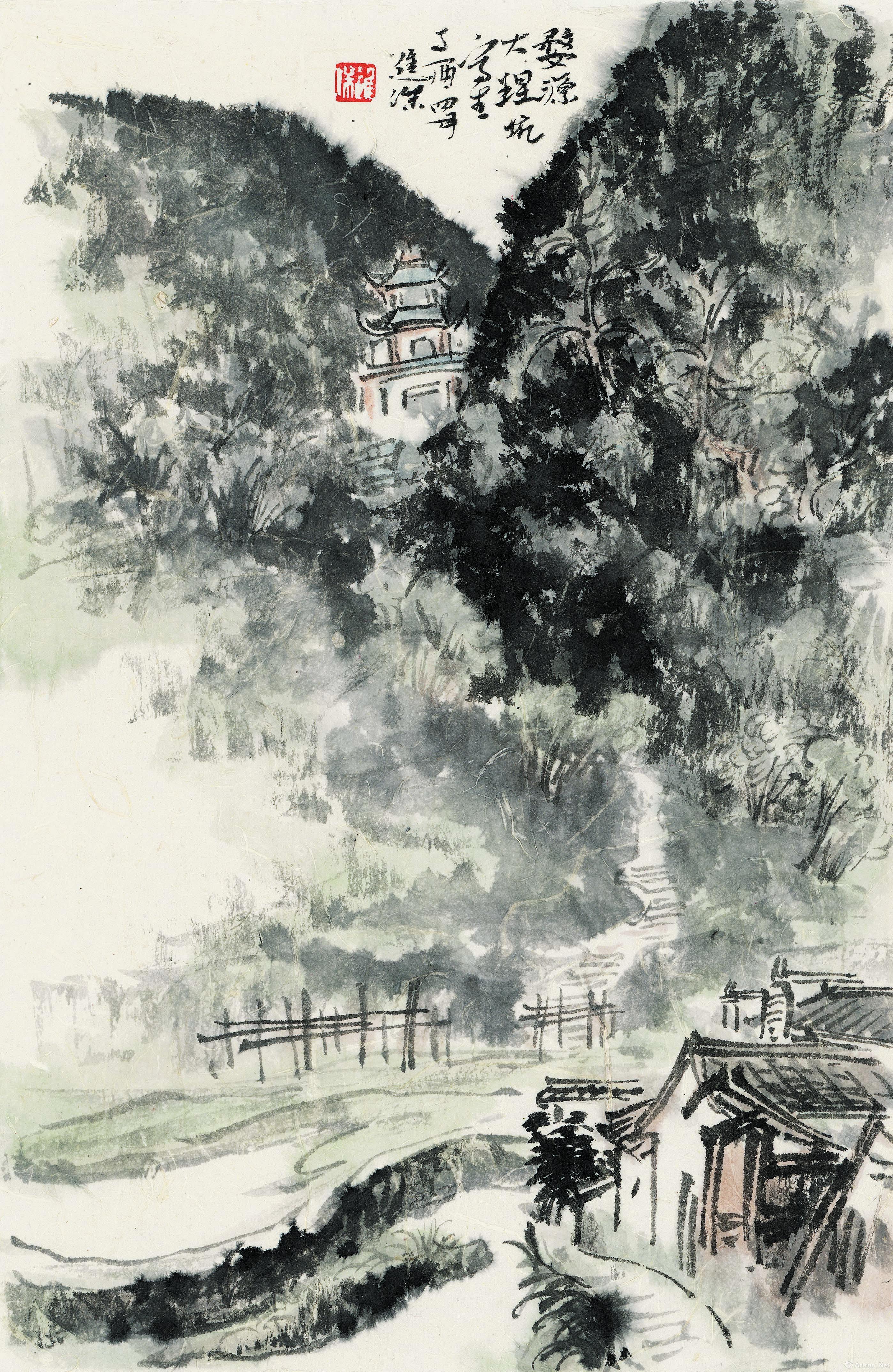 溪山行旅梁进杰山水作品展