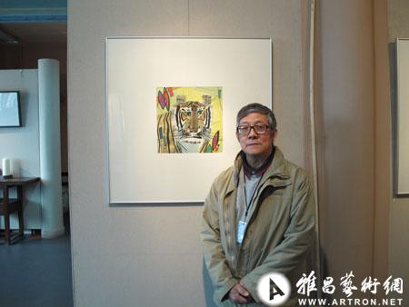 "自在本色"李付元彩墨作品在且庐画廊展出