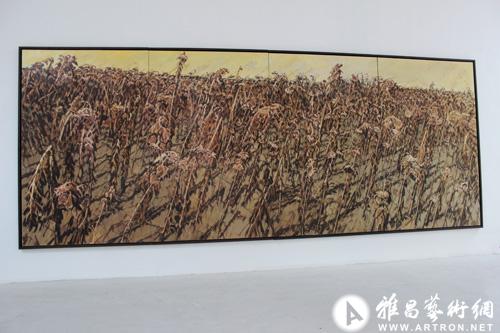 许江油画作品