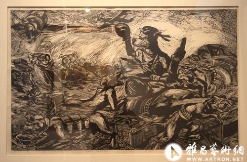 云南普洱绝版木刻版画亮相杭州元构画廊