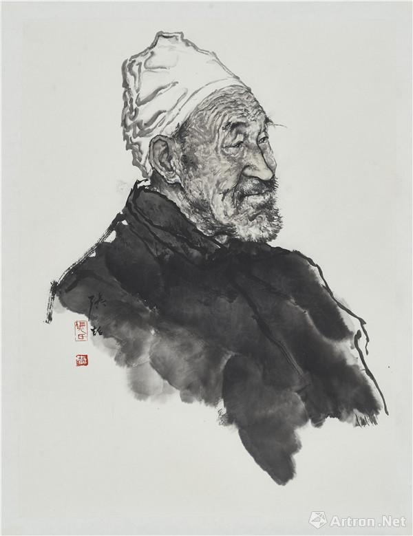 【雅昌快讯】未来在"尔后" 陕青年画家张喆水墨人物画