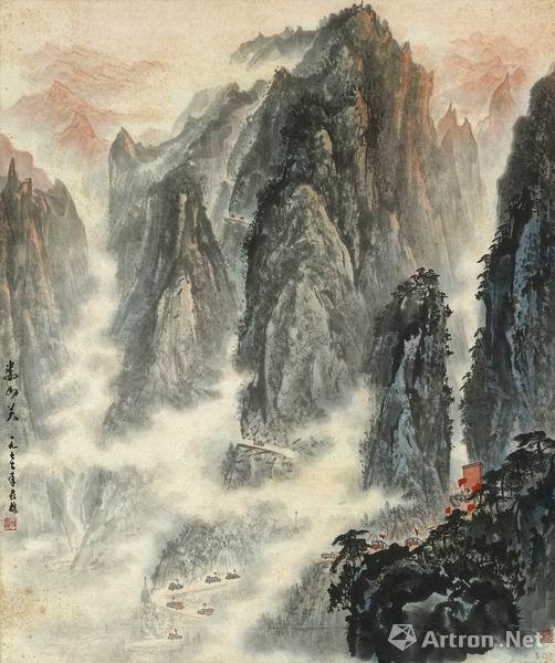 杨长槐 《娄山关》 114×95cm 1977年作