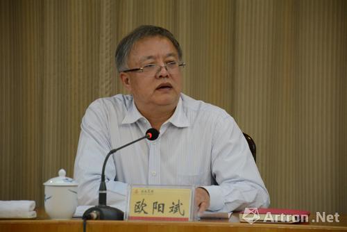 湖南省省政协副主席,湖南省省文联主席欧阳斌作会议总结