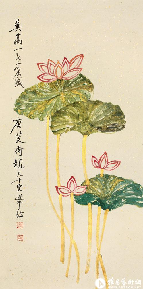 盛唐莲花<br>^-^Lotus in Tang Dynasty Dunhuang Style