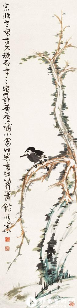 古木小鸟<br>^-^Little Bird on the Old Tree