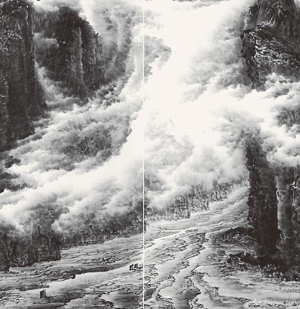 长江三峡 局部一_作品_来支钢作品展_来支钢在线作品_来支钢官方网站