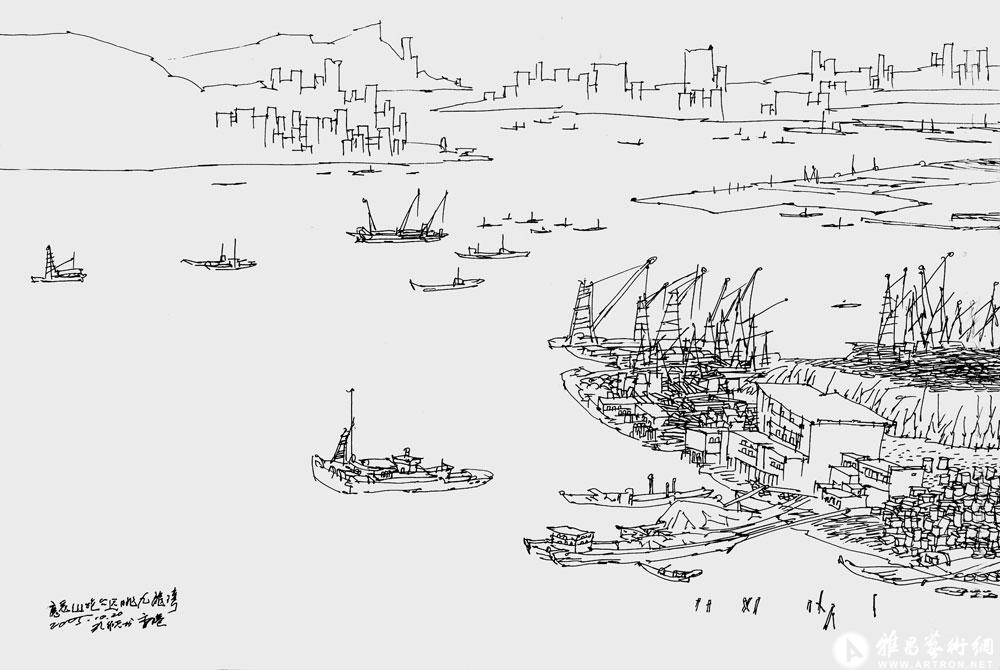 魔鬼山炮台俯视香港岛九龙湾