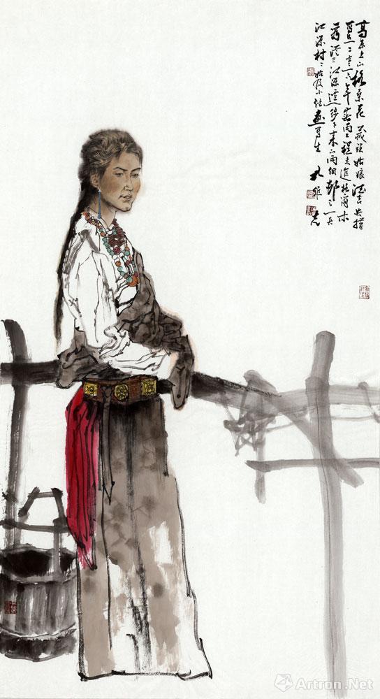 青海格尔木藏族少女德吉央措