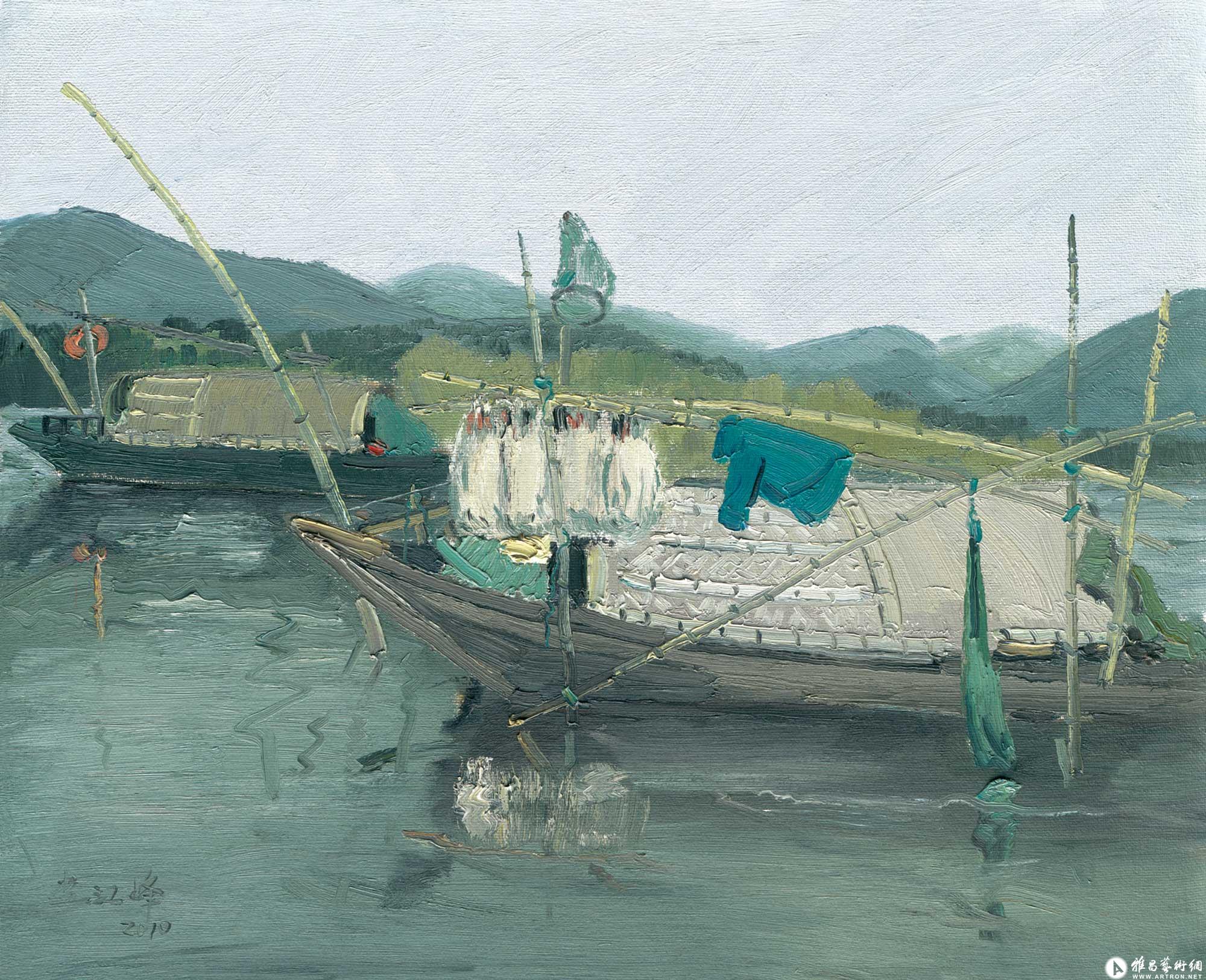 丽水·瓯江打渔船^_^Lishui·Fishing boats in Oujiang River