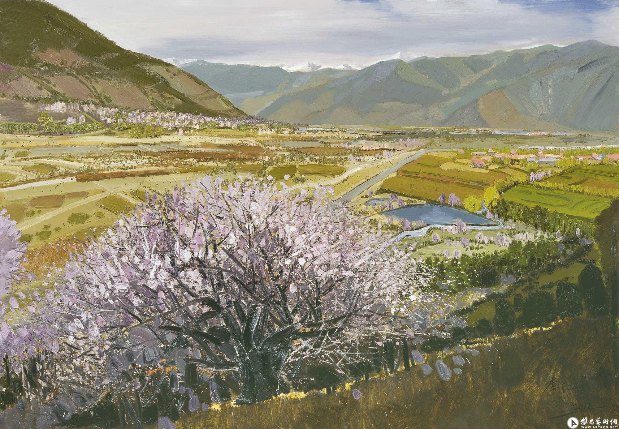 大好河山---林芝桃花四月天^_^Beautiful landscape-Peach flowers of April in Nyingchi