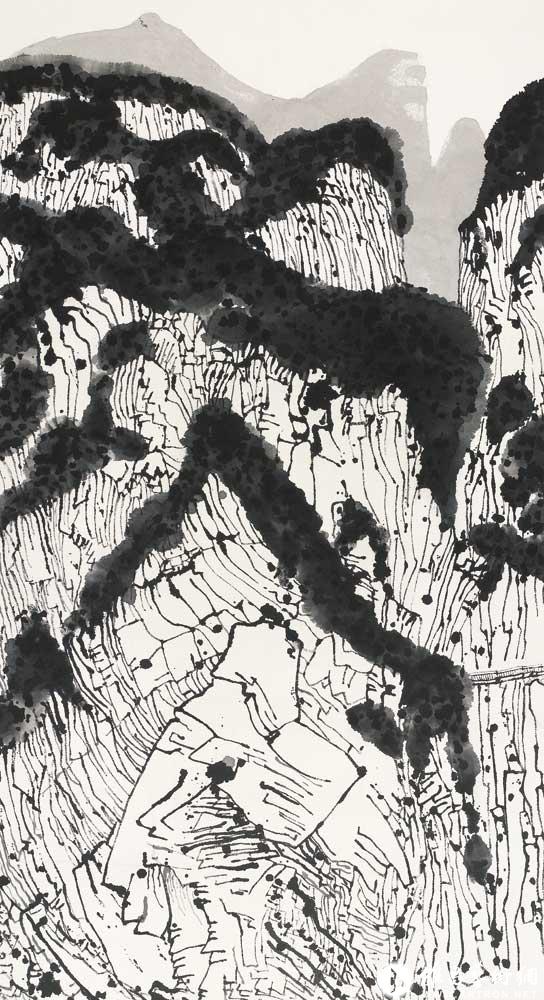 嵩山3_神游——三山五岳四圣 陈家泠作品展_陈家泠作品展_陈家泠在线