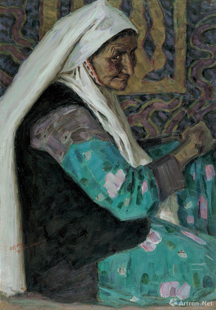 哈族老妇（An Old kazak Lady）
