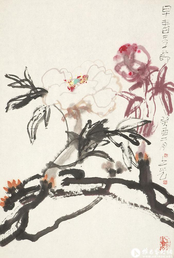 花鸟作品071_花鸟作品在线展_张之光作品展_张之光在线作品_张之光