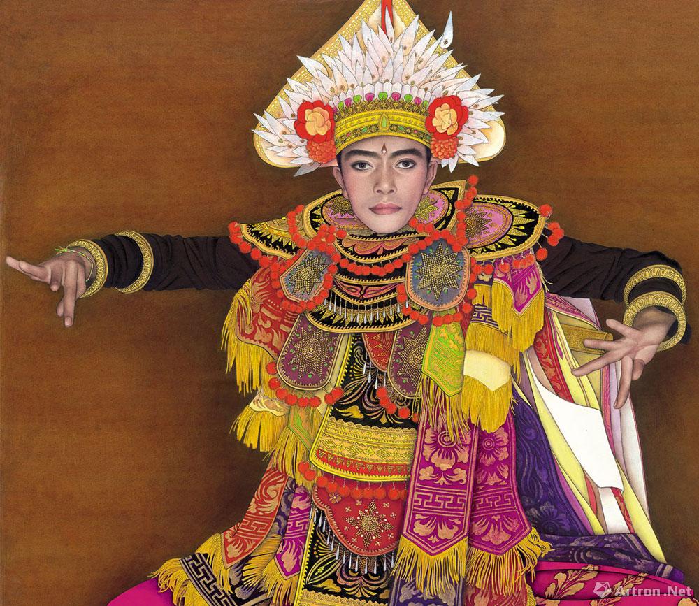 巴厘岛之舞（二）（局部）002<br> Feng Changjiang Dance of Bali II（Part）002