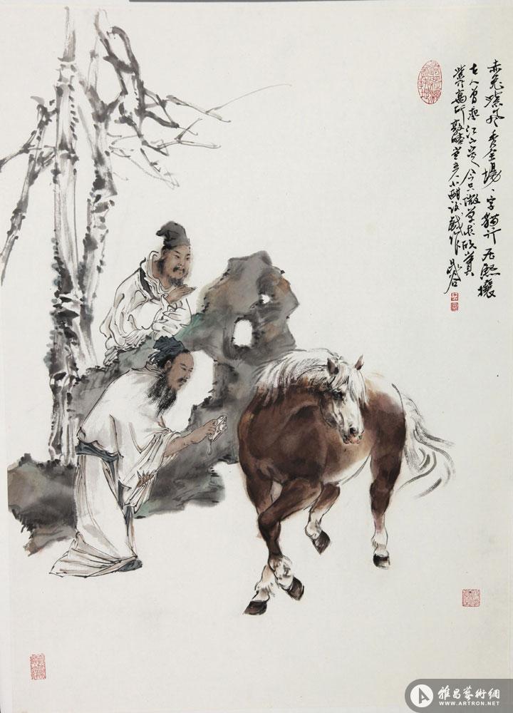 关公系列020_马_晁谷作品展_晁谷在线作品_晁谷官方网站-雅昌艺术家网