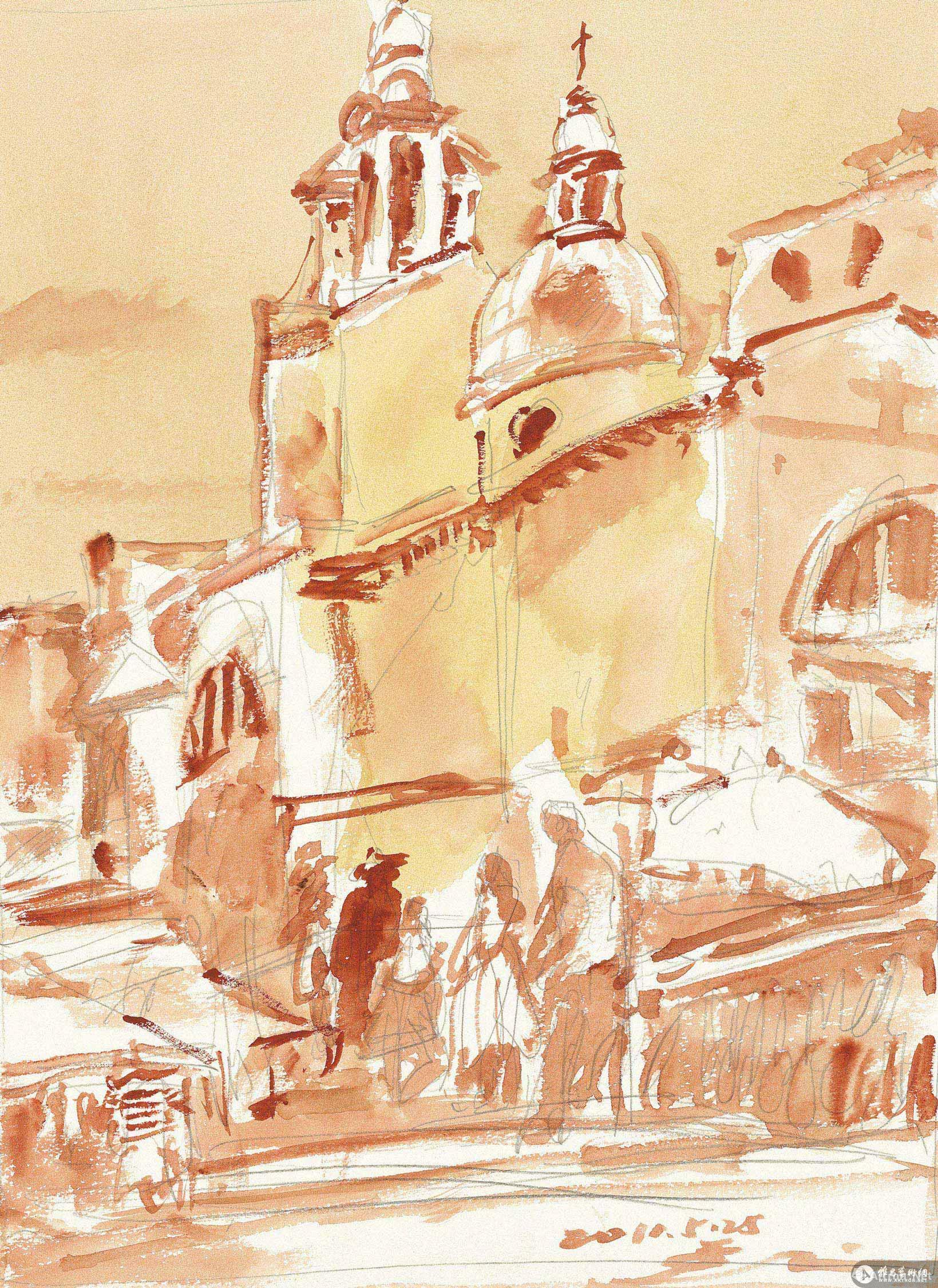 威尼斯速写No.1 No.1 of the Sketching of Venice Series