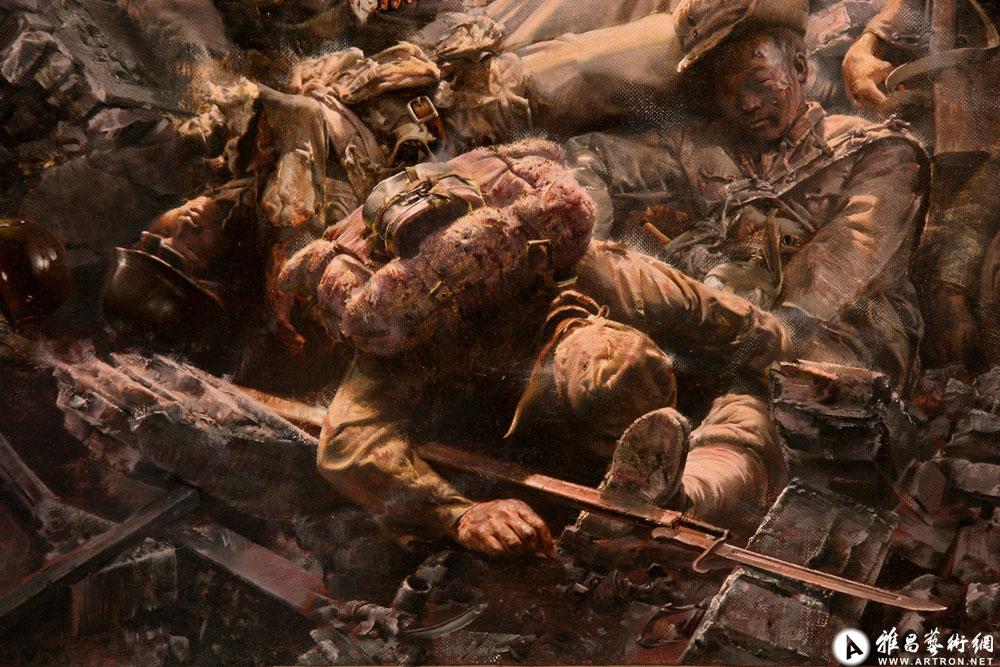 血战台儿庄局部3作品描述国家重大历史题材所属系列国家重大历史题材