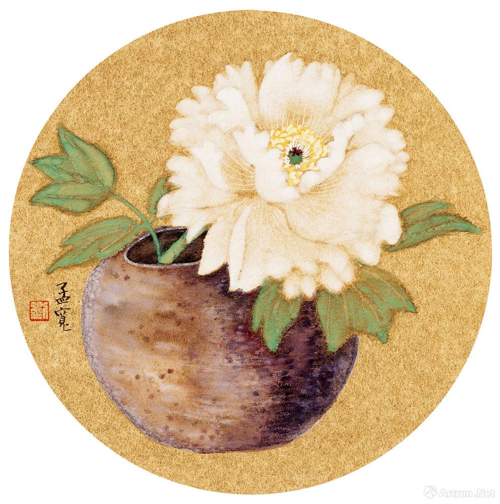 瓶花牡丹 Peony in vase