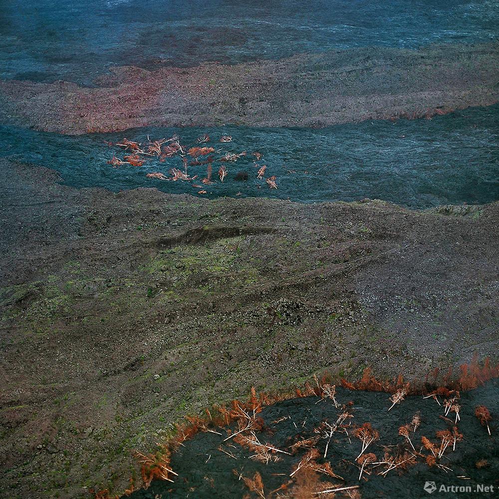 王琛作品：亚洲美国夏威夷大岛火山爆发岩浆烧毁的原始森林 2012.05