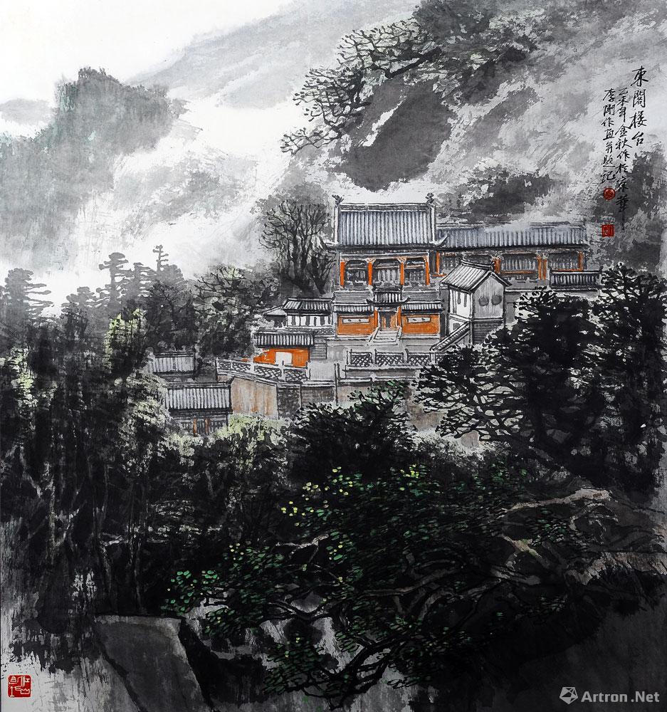 东阁楼台_关东情怀_李刚(山水画大家)作品展_李刚(山水画大家)在线