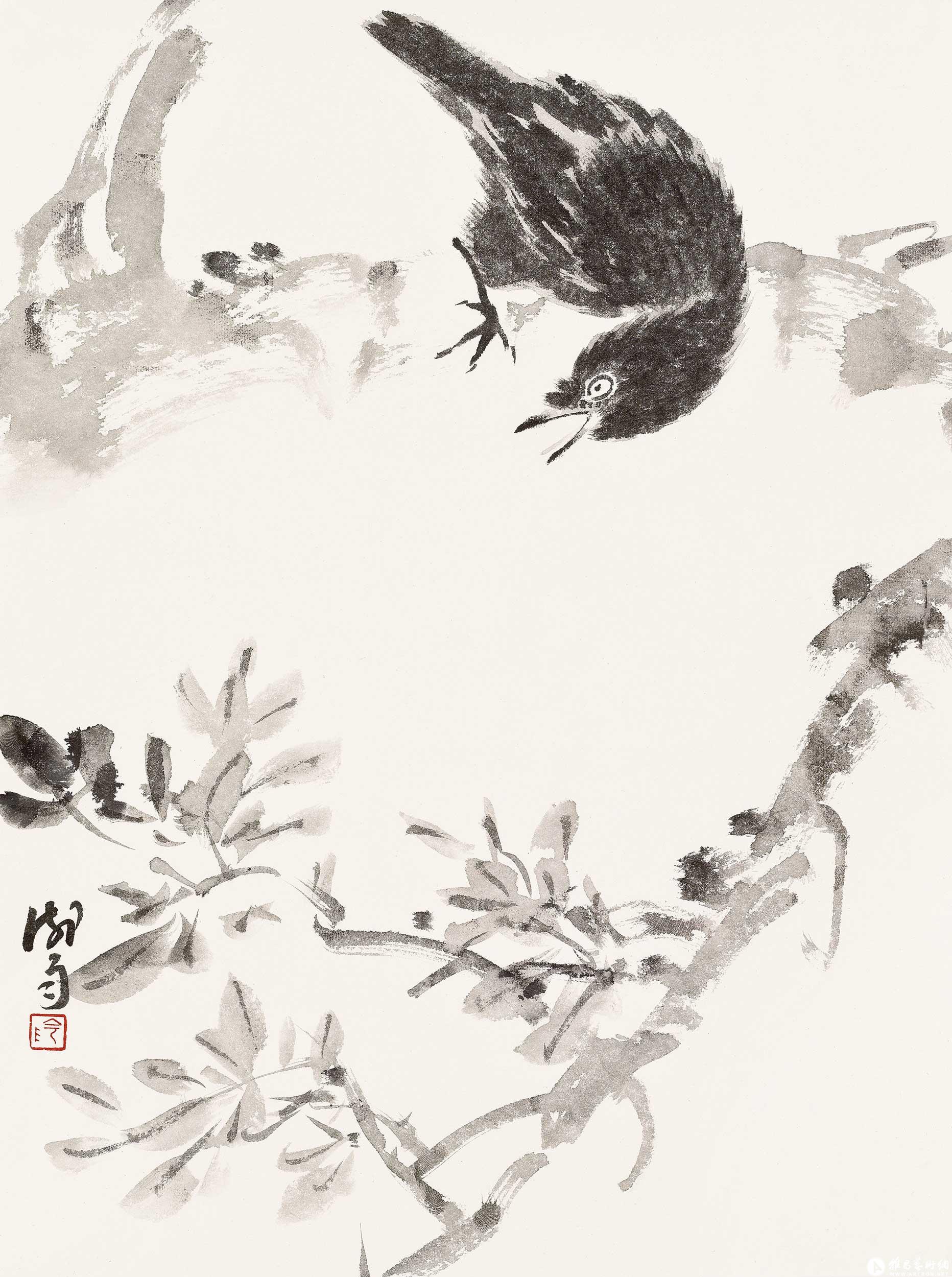 壬辰写生集之十_《阴澍雨-壬辰写生集》_阴澍雨作品展_阴澍雨在线