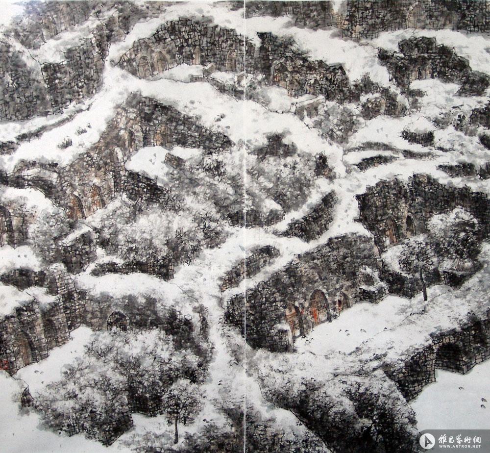 陕北的雪