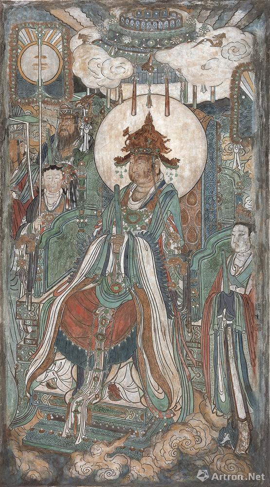 临永乐宫三清殿的《朝元图》壁画