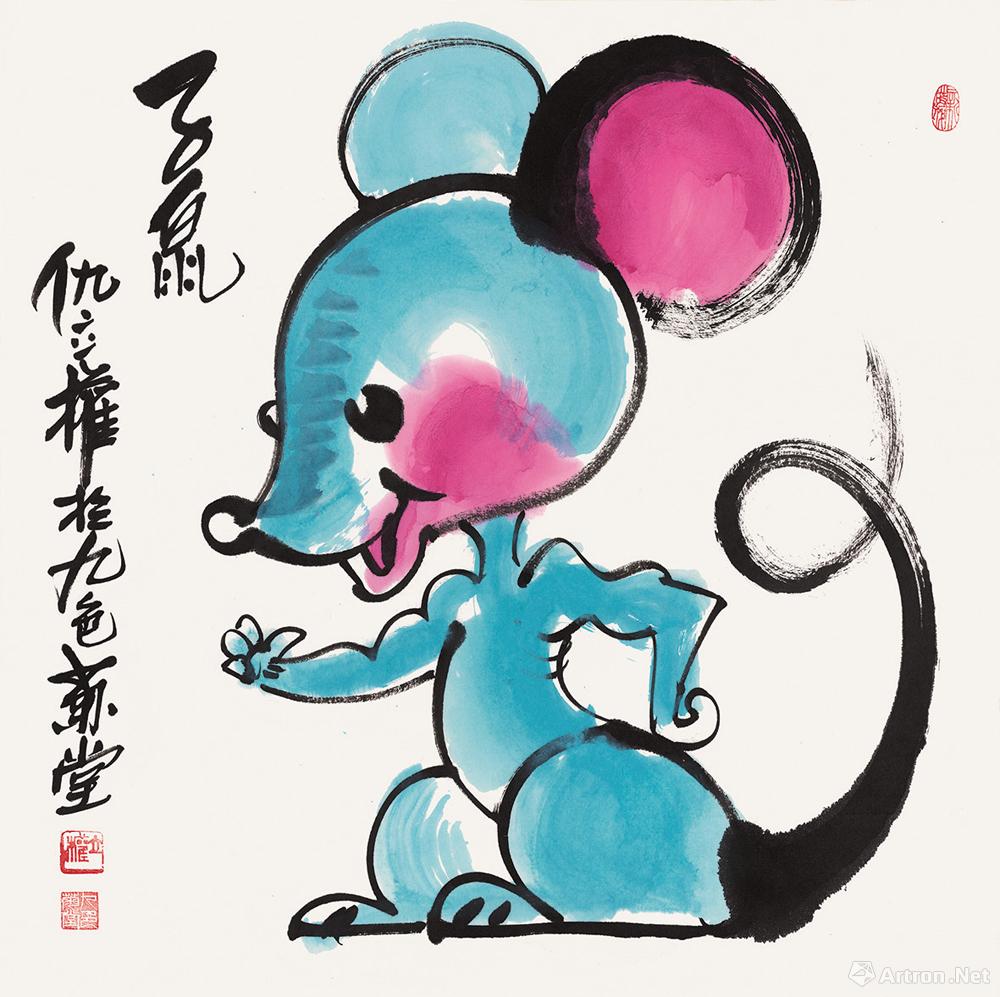 鼠年画鼠003