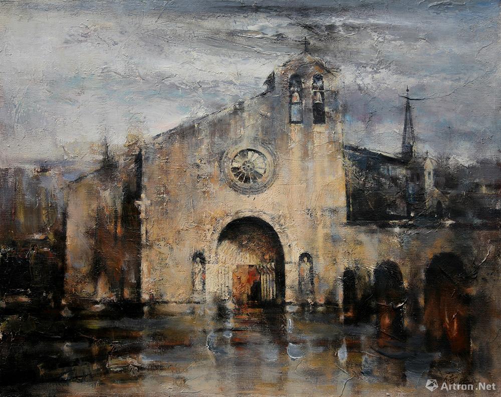 欧州记忆——雨中教堂