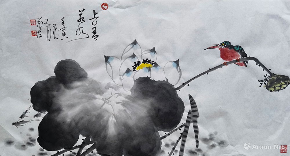 《上善若水》_水墨花鸟_蔡茂友作品展_蔡茂友在线作品_蔡茂友官方网站雅昌艺术家网