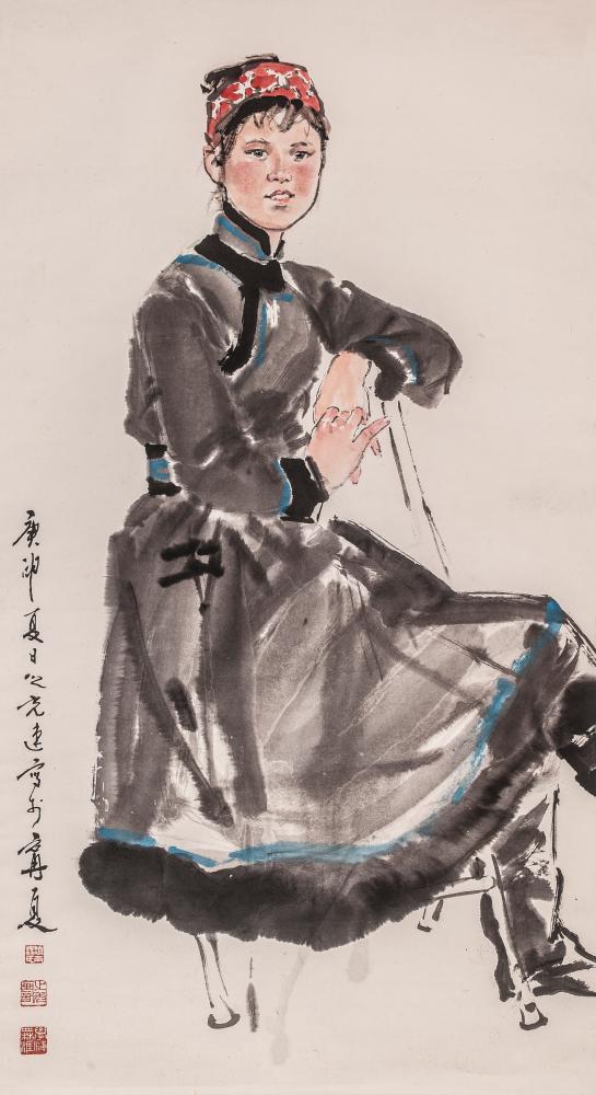 蒙古族女青年