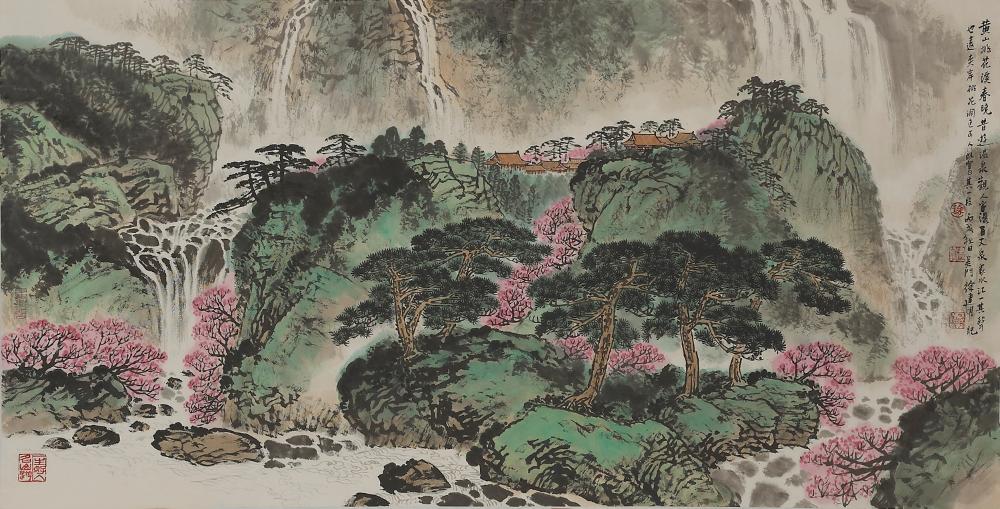 黄山桃花