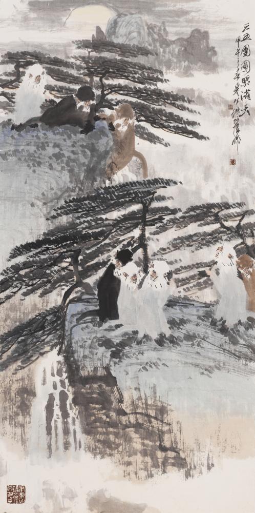 三五团圆照满天
