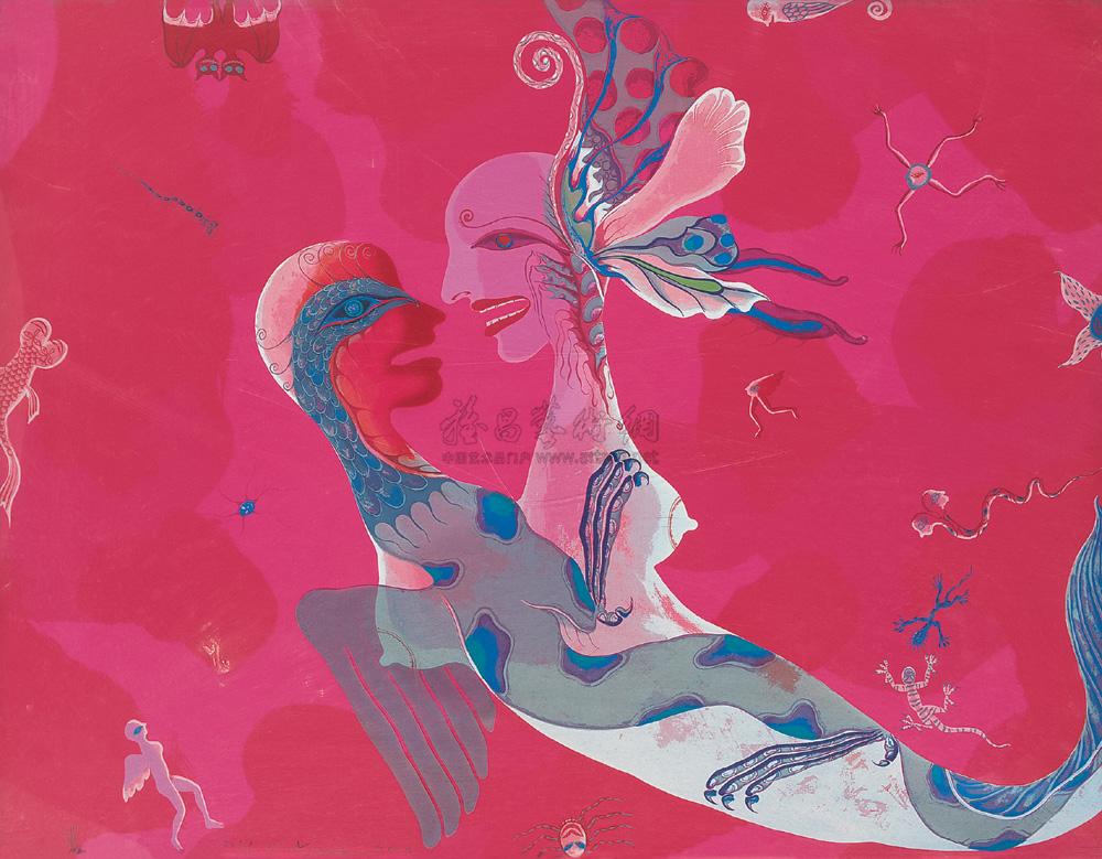 0115 2000年作 翼 丝网版画 32/36